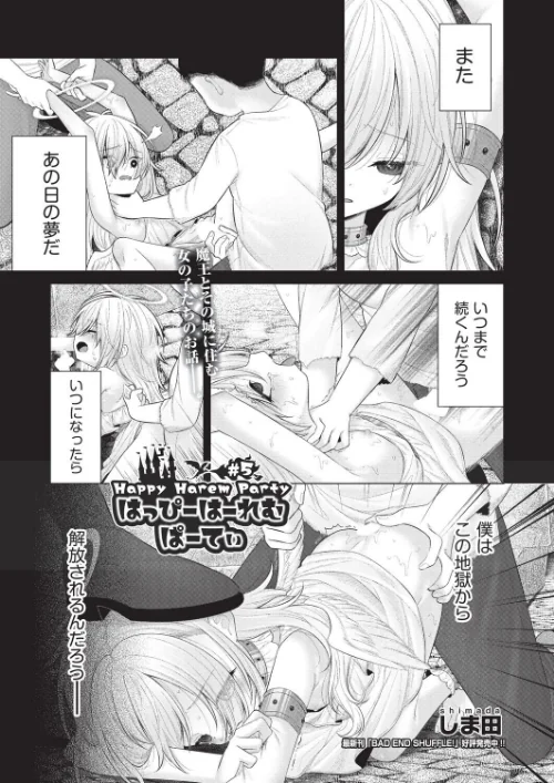 【エロ漫画】しま田/はっぴーはーれむぱーてぃ(単話) 試し読みサンプル 2ページ目